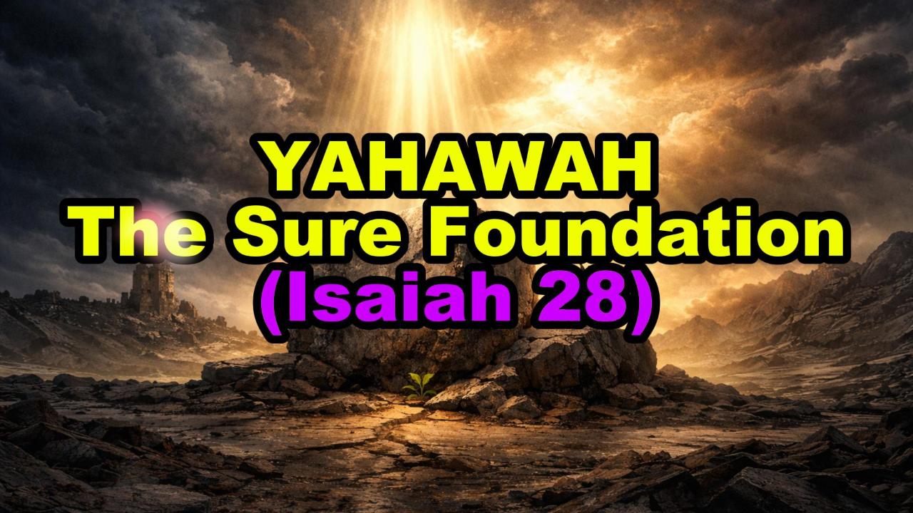 YAHAWAH The Sure Foundation